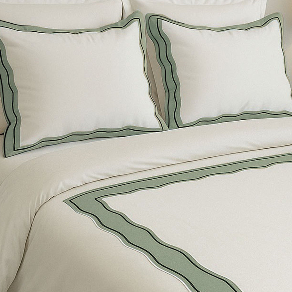 Sagrisa Applique Embroidery Cotton Duvet Cover Set
