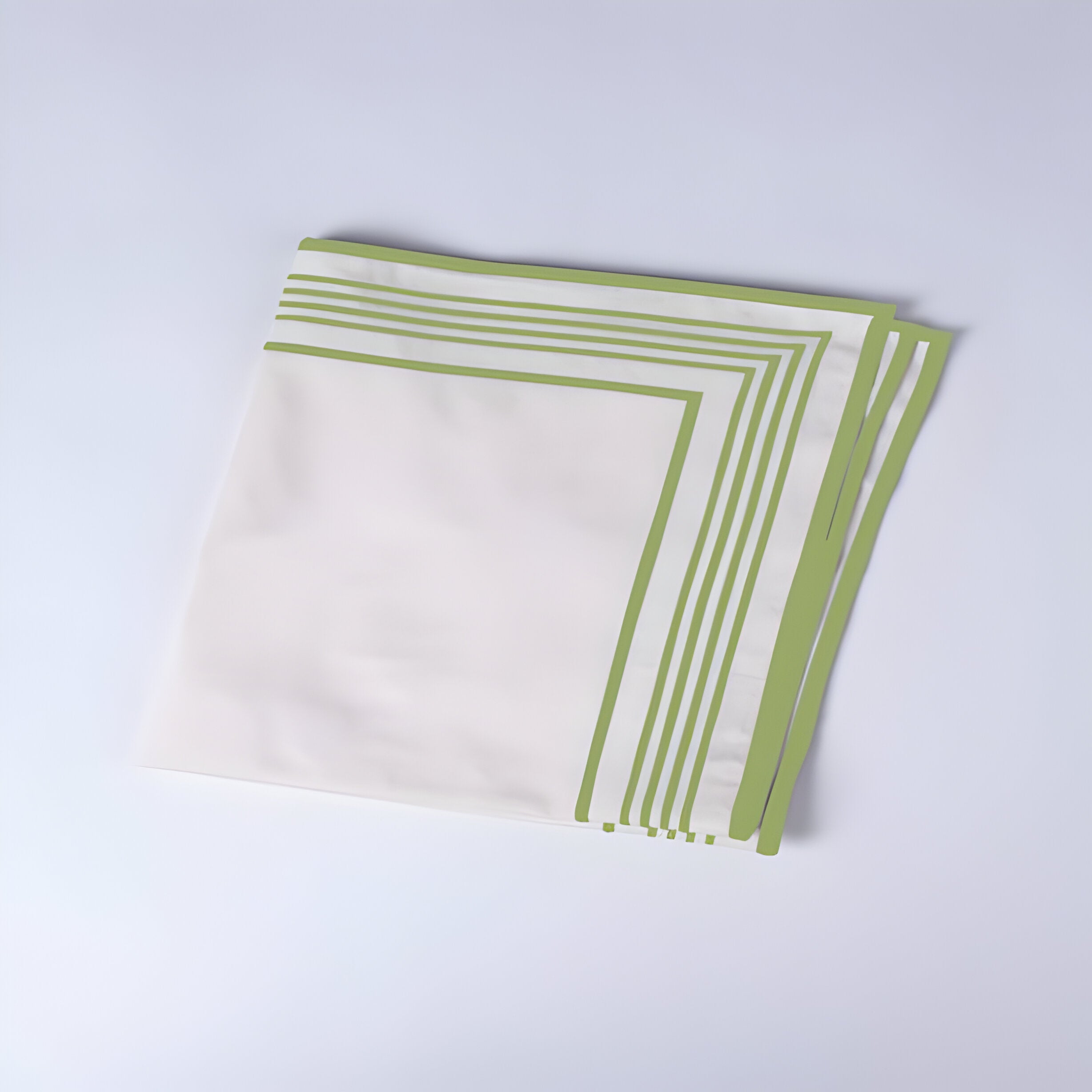 Smart Border 400TC Cotton Embroidery Sateen Solid Duvet Cover Set