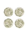 Marbled Olive Salad Plate - Set of 4