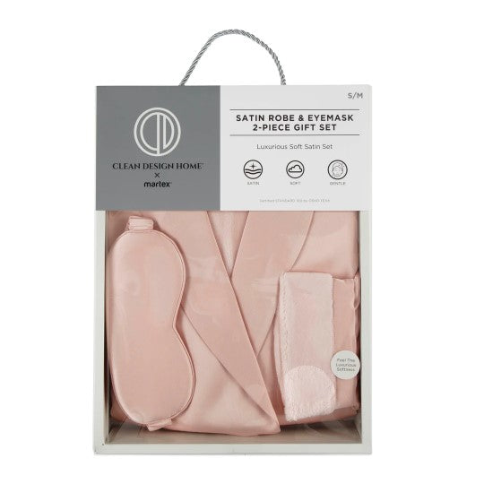 Satin Robe & Weighted Eye Mask Gift Set