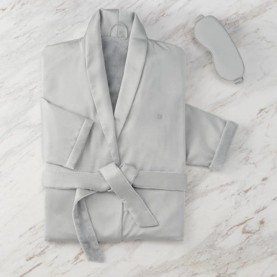 Satin Robe & Weighted Eye Mask Gift Set
