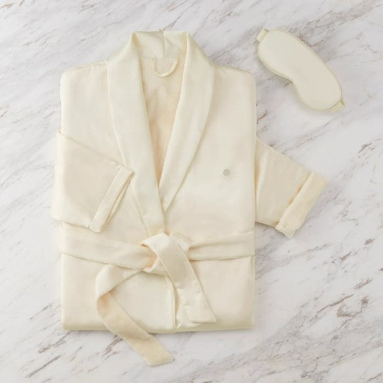 Satin Robe & Weighted Eye Mask Gift Set