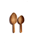 Walnut Scoop Spoon - Set of 2