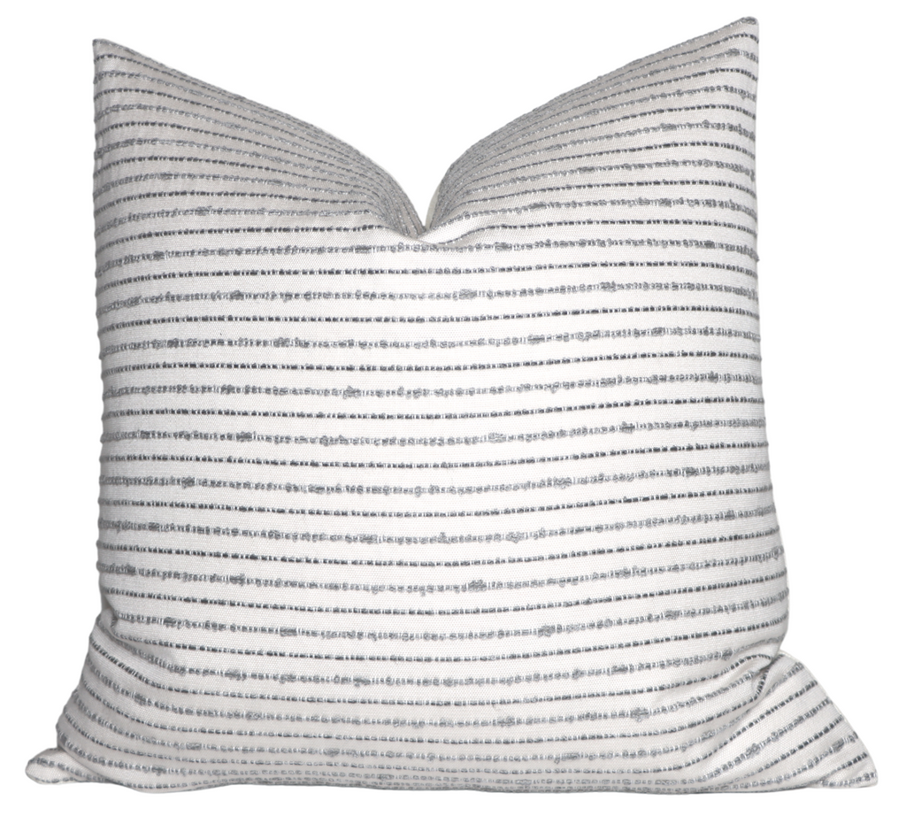 Kelly Wearstler Seeth Pillow Cover in Smoke, Indoor Outdoor Pillow