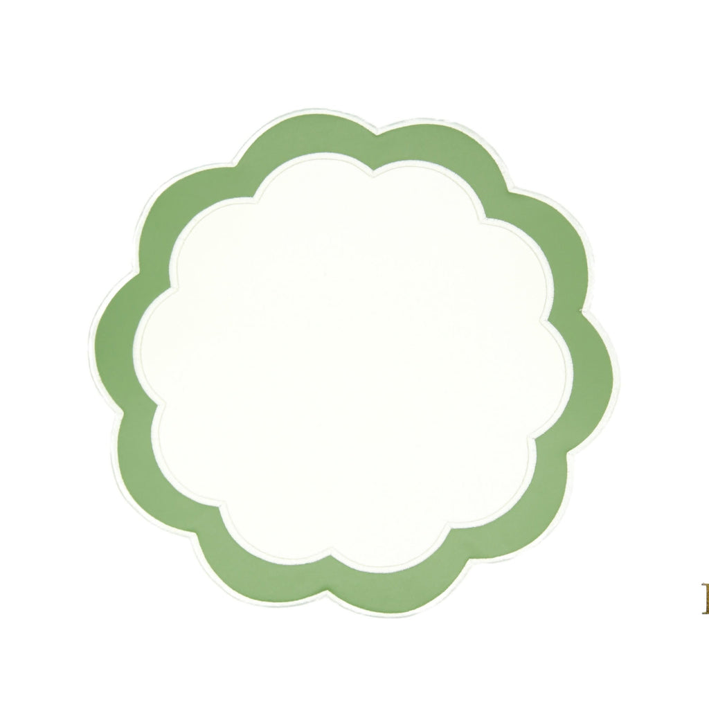 SERENITY WHITE FAUX LEATHER PLACEMAT (Set Of 4)
