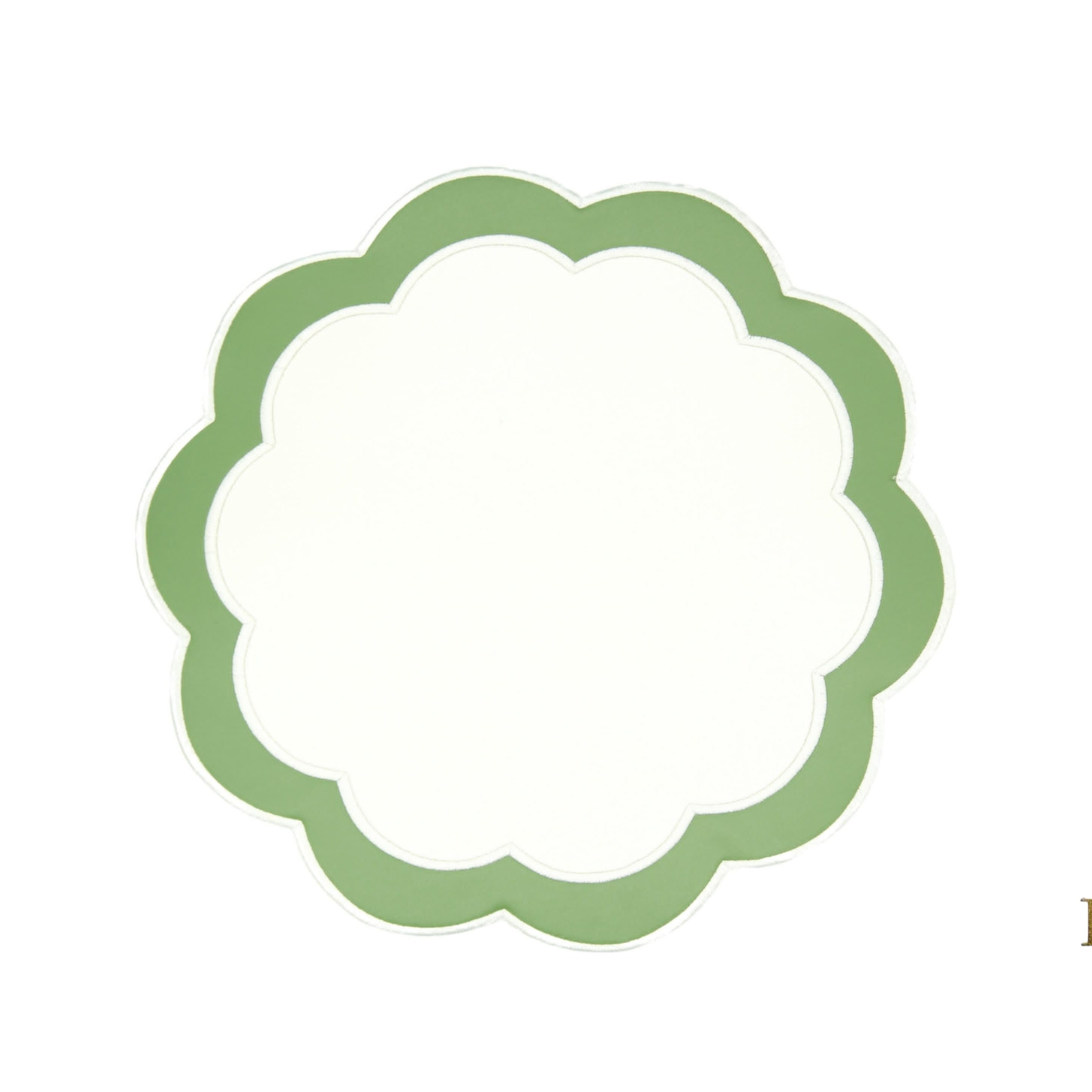 SERENITY WHITE FAUX LEATHER PLACEMAT (Set Of 4)