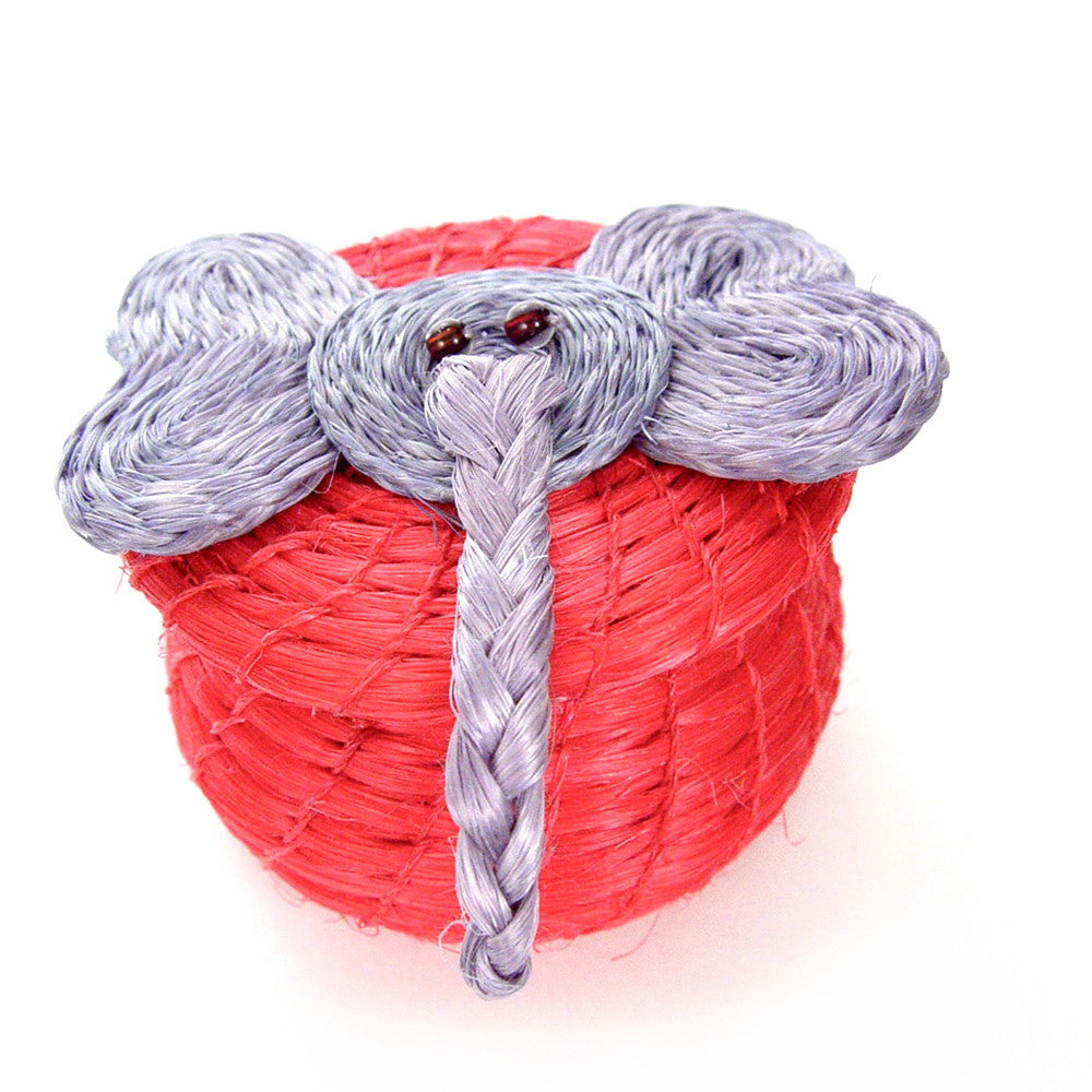 Elephant Tiny Basket - Pink