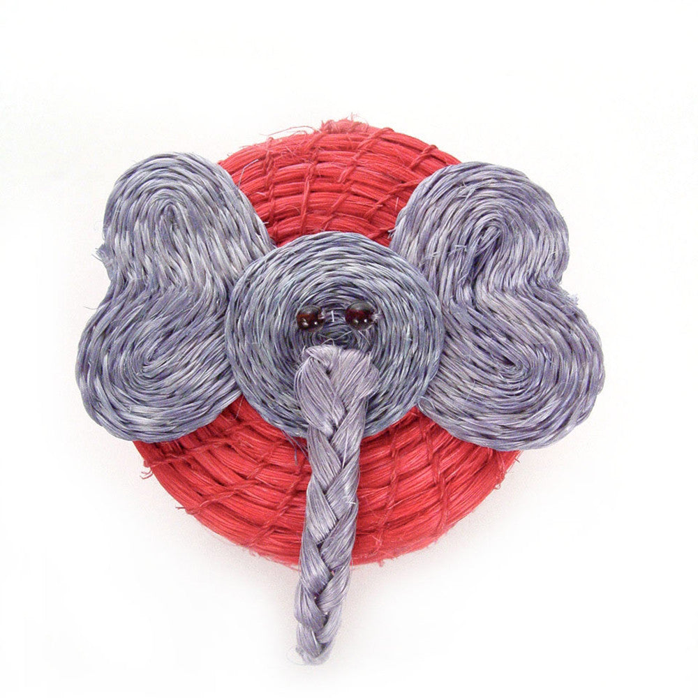 Elephant Tiny Basket - Pink