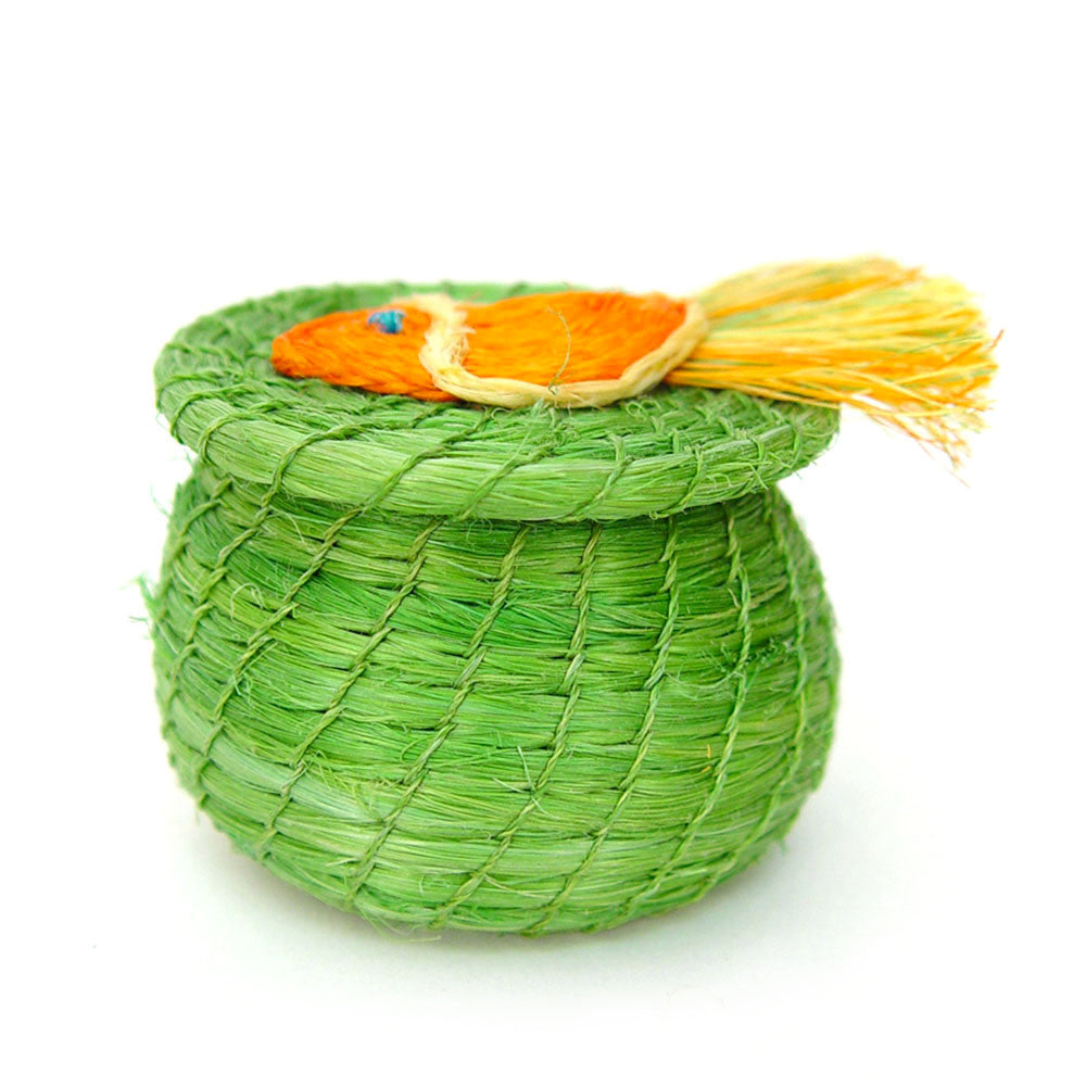 Swimming Fish Tiny Basket