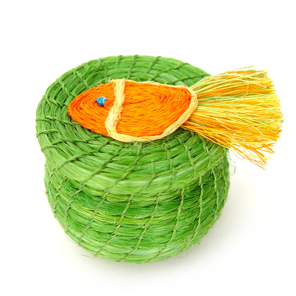 Swimming Fish Tiny Basket