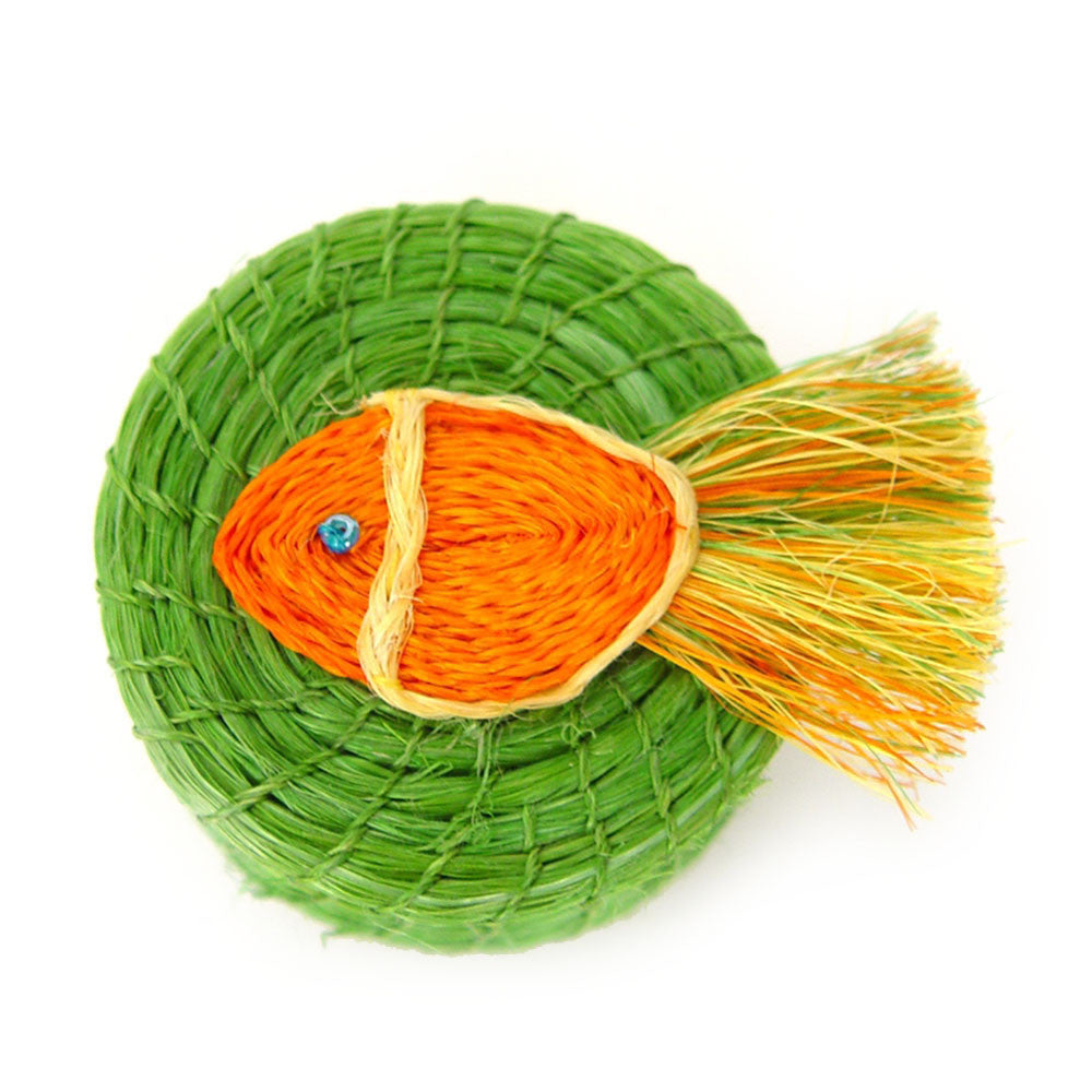 Swimming Fish Tiny Basket