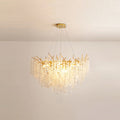 Shiro Noda Glass Coin Chandelier