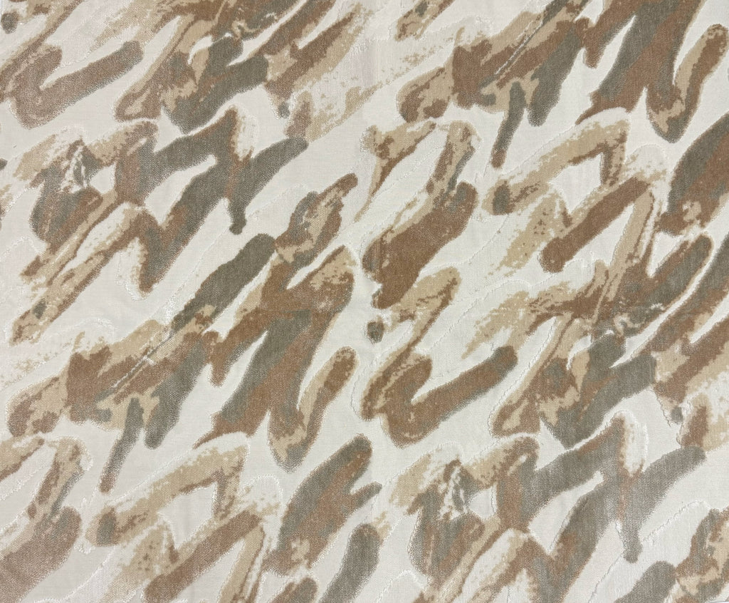 SPARK - MODERN PATTERN CUT VELVET UPHOLSTERY FABRIC BY THE YARD