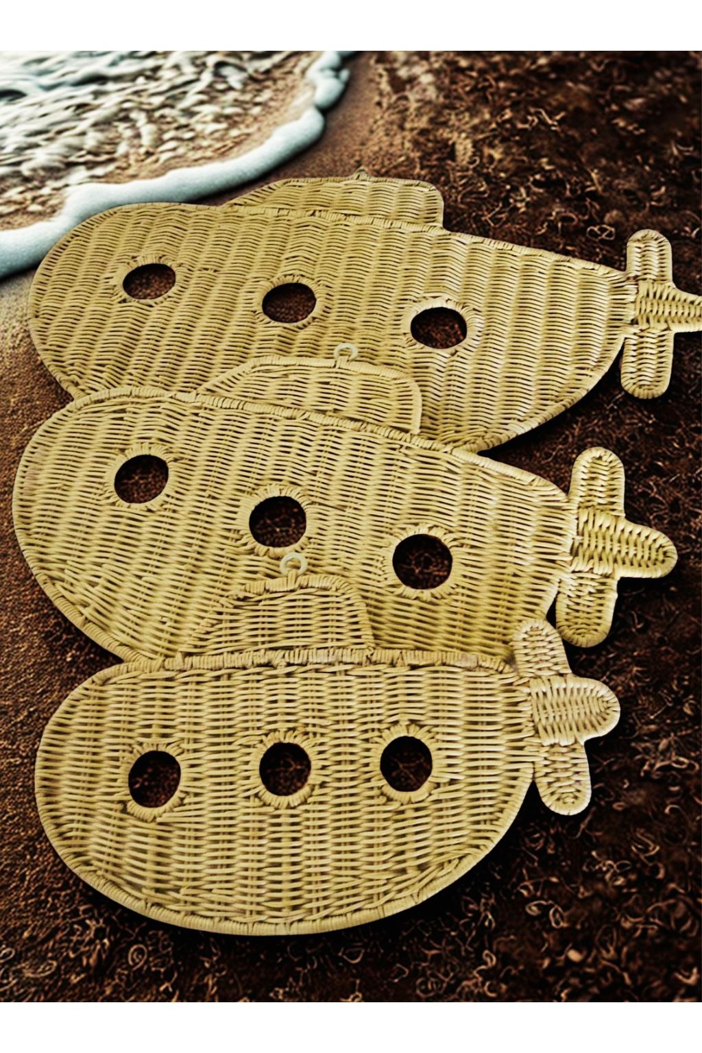 Natural Rattan Submarine Wall Decor