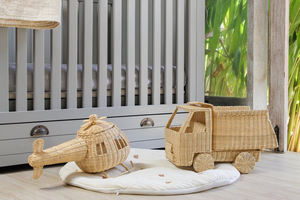 Rattan Toy Helicopter