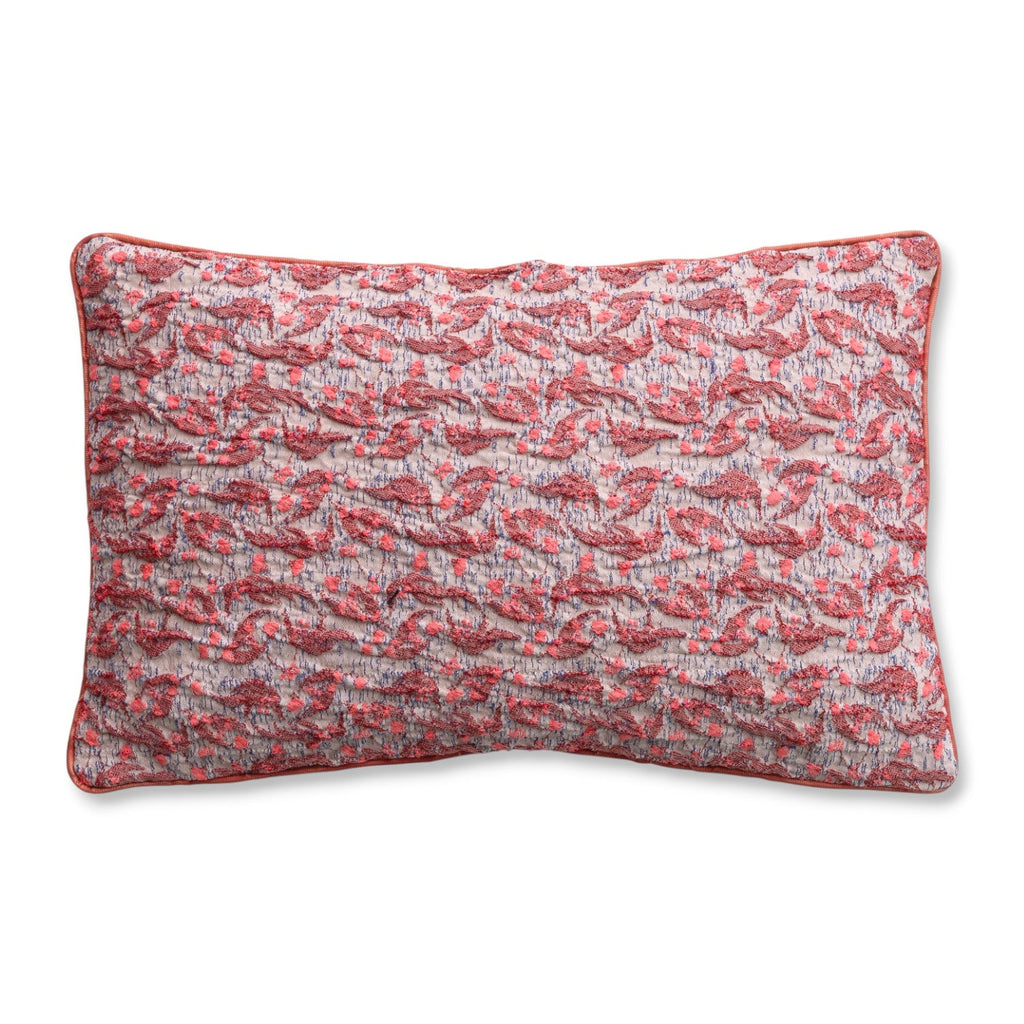 Textured Woven Pattern Lumbar Pillow