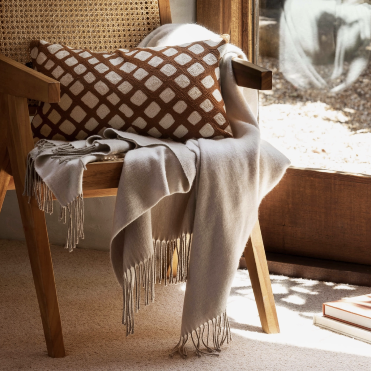 Cashmere Mix Throw