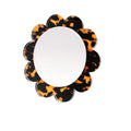 Tortoise Acrylic Daisy Mirror