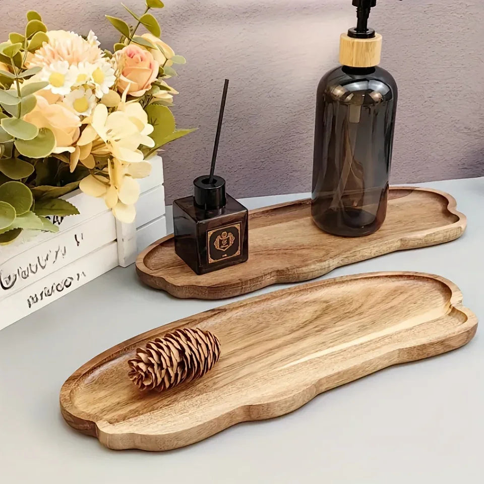 Tray - Oval Acacia Wood