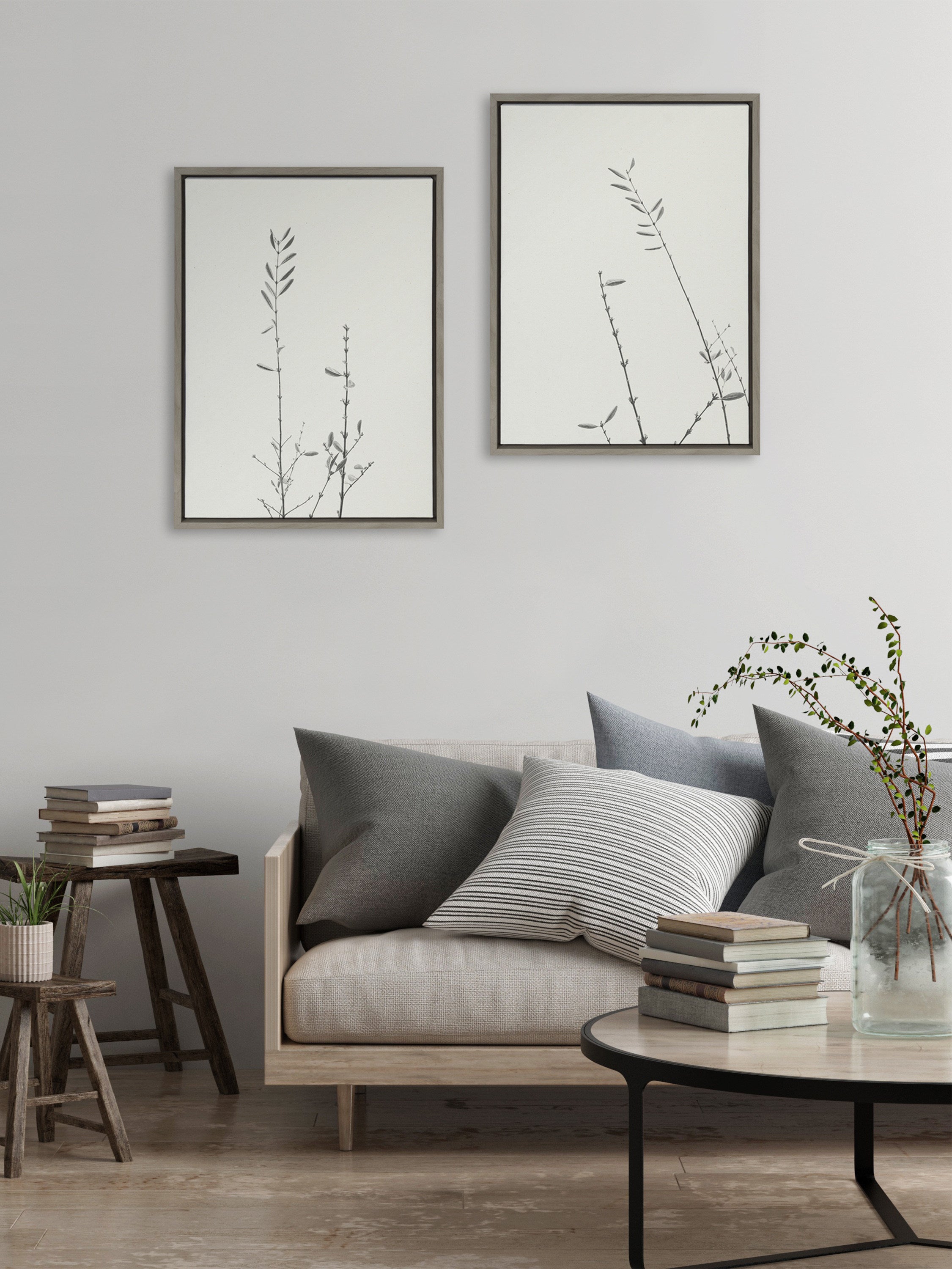 Sylvie Retro Tennessee Botanicals Framed Canvas by Stephanie Klatt