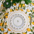 VISTA IVORY WAVY FAUX LEATHER PLACEMAT (Set Of 4)