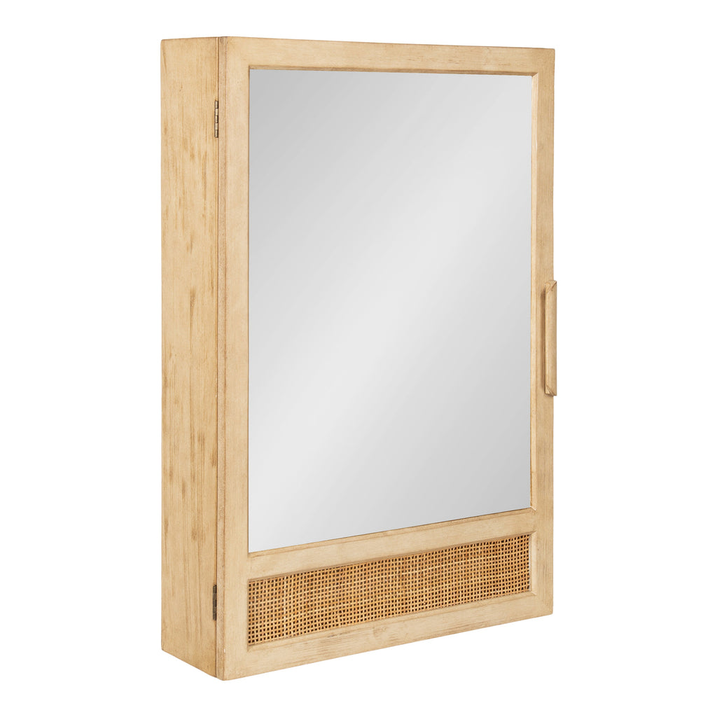 Ori Rattan Mirror Vanity Cabinet