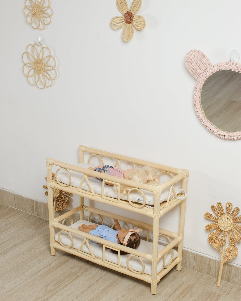 Solstice Rattan Doll Bunk Bed