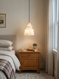 White Alabaster Pendant Light