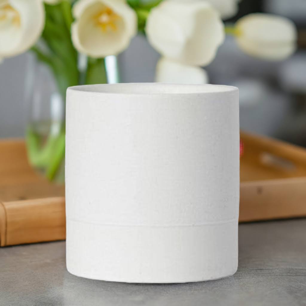 Two-Tone Ceramic Toothbrush Holder