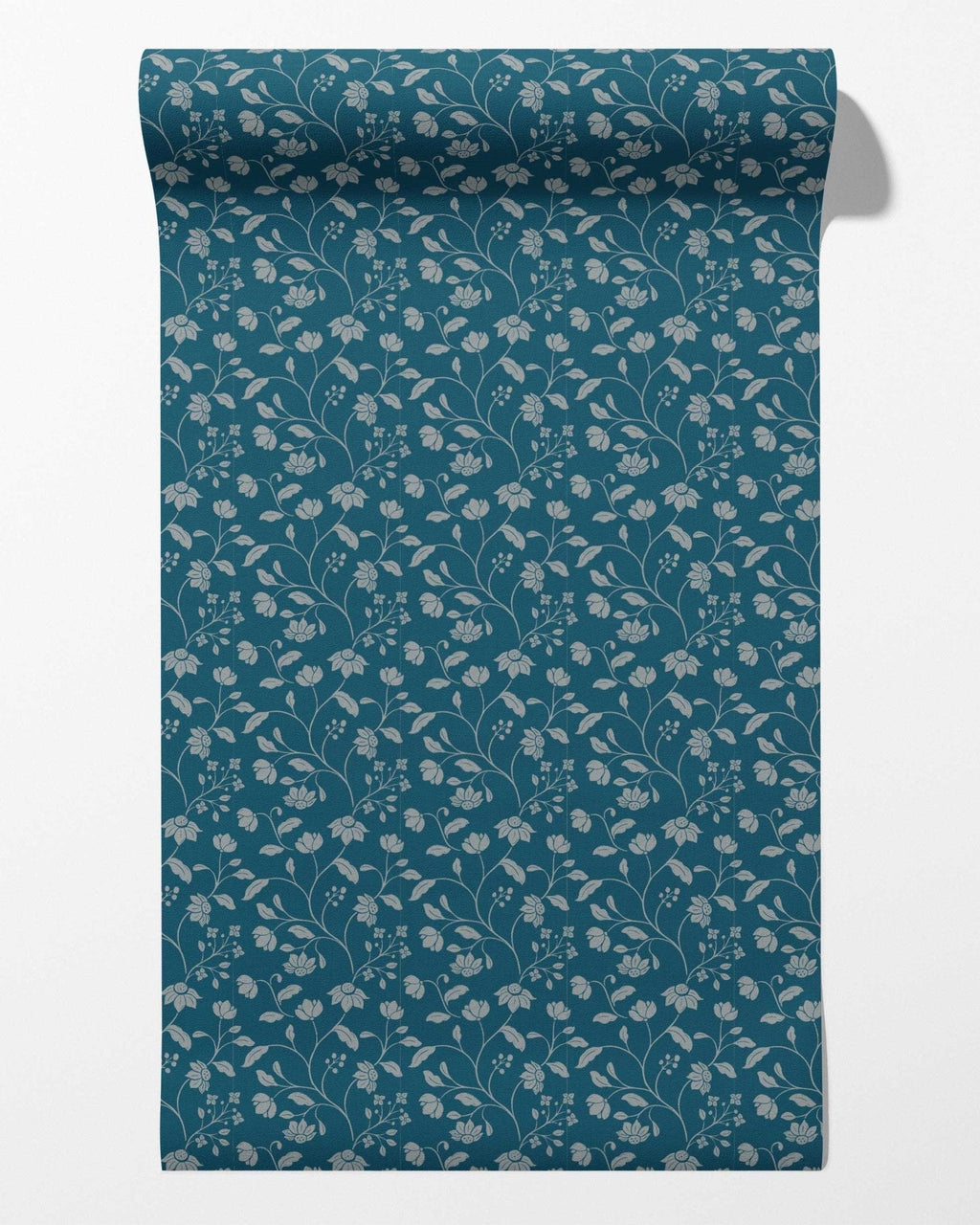 Wild Geranium Wallpaper in Bay Blue