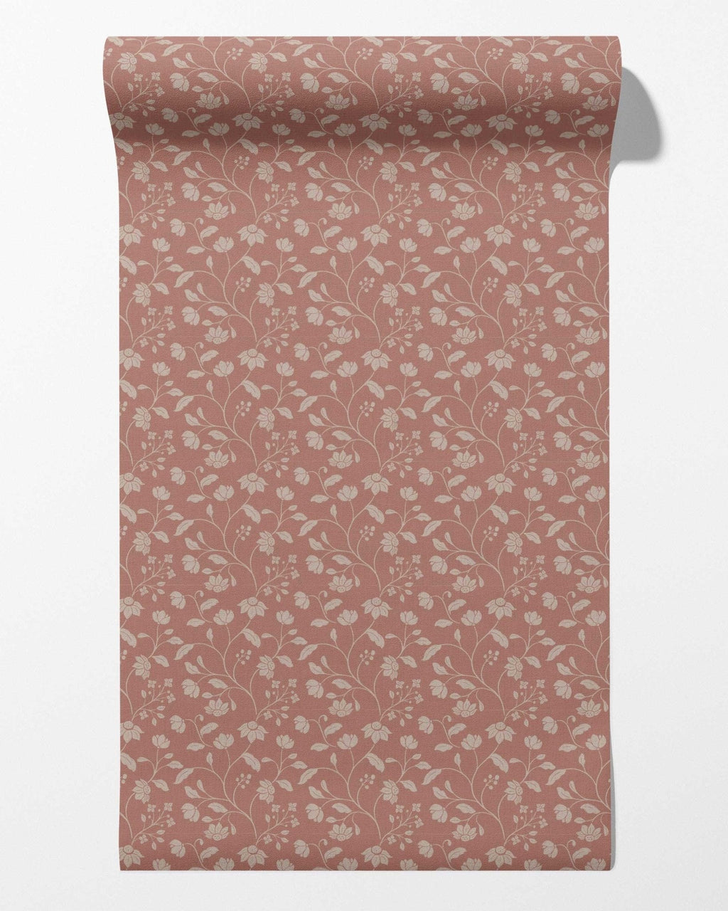Wild Geranium Wallpaper in Blush Rose