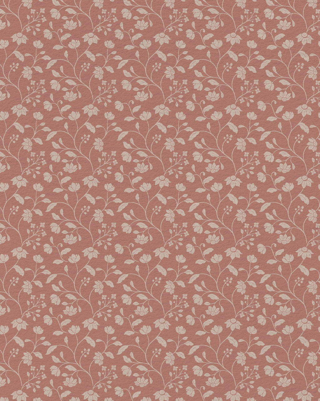 Wild Geranium Wallpaper in Blush Rose