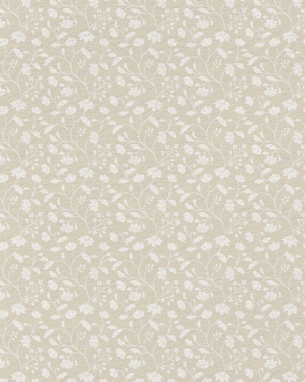 Wild Geranium Wallpaper in Linen Wash