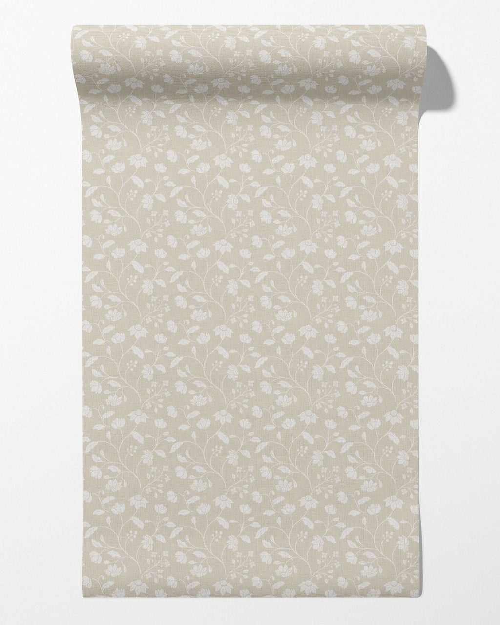 Wild Geranium Wallpaper in Linen Wash