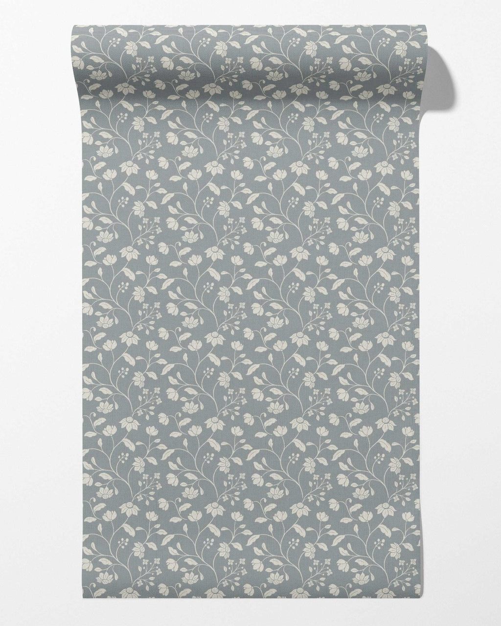Wild Geranium Wallpaper in Slate Dust