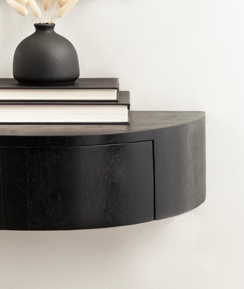 Reid Floating Wood Side Table