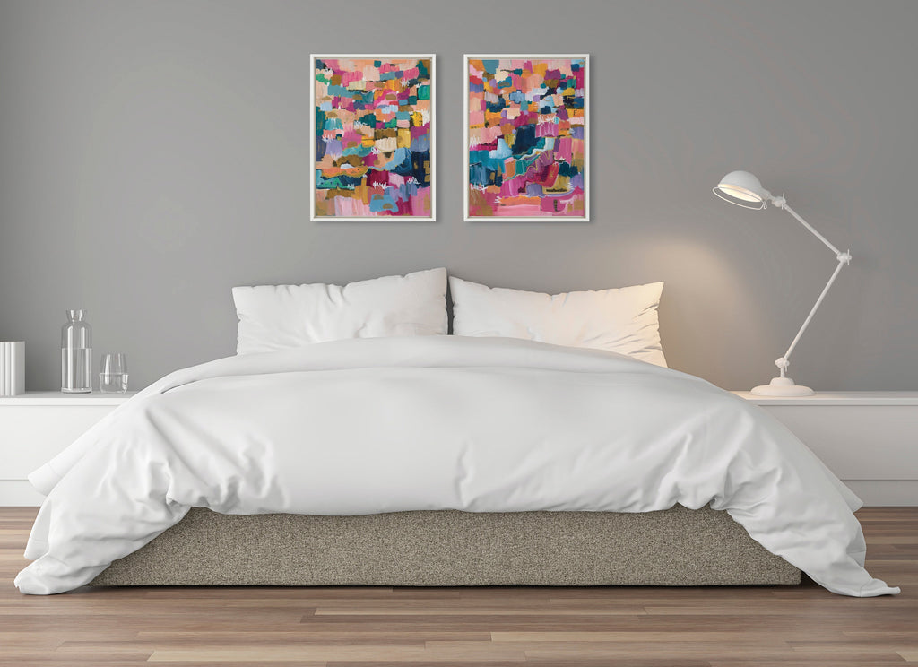 Sylvie Applause Framed Canvas Set by Leah Nadeau