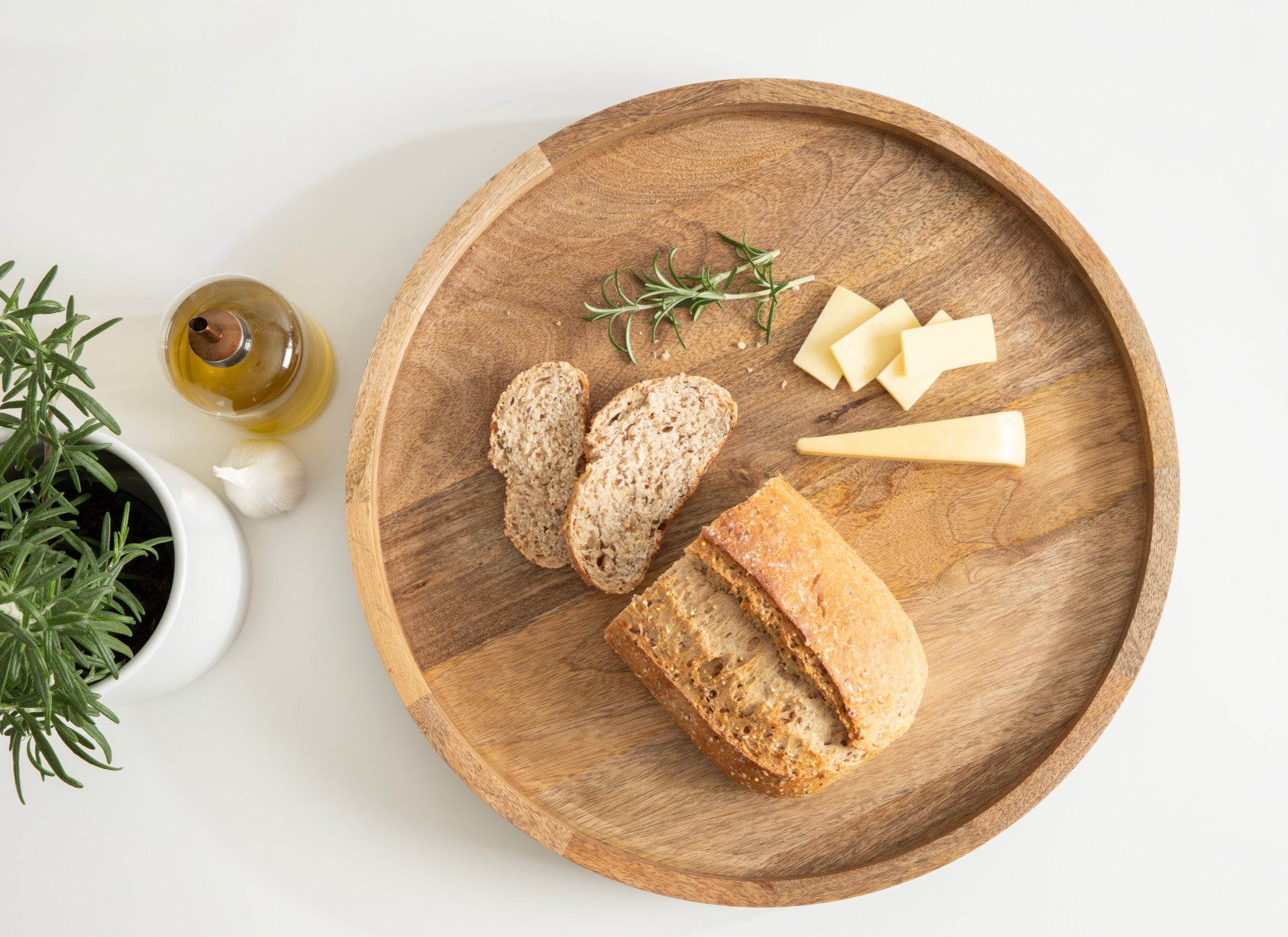 Halsey Round Lazy Susan Tray