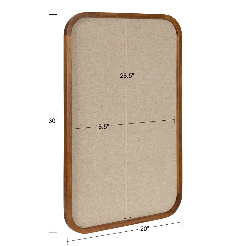 Hutton Wood Framed Fabric Pinboard