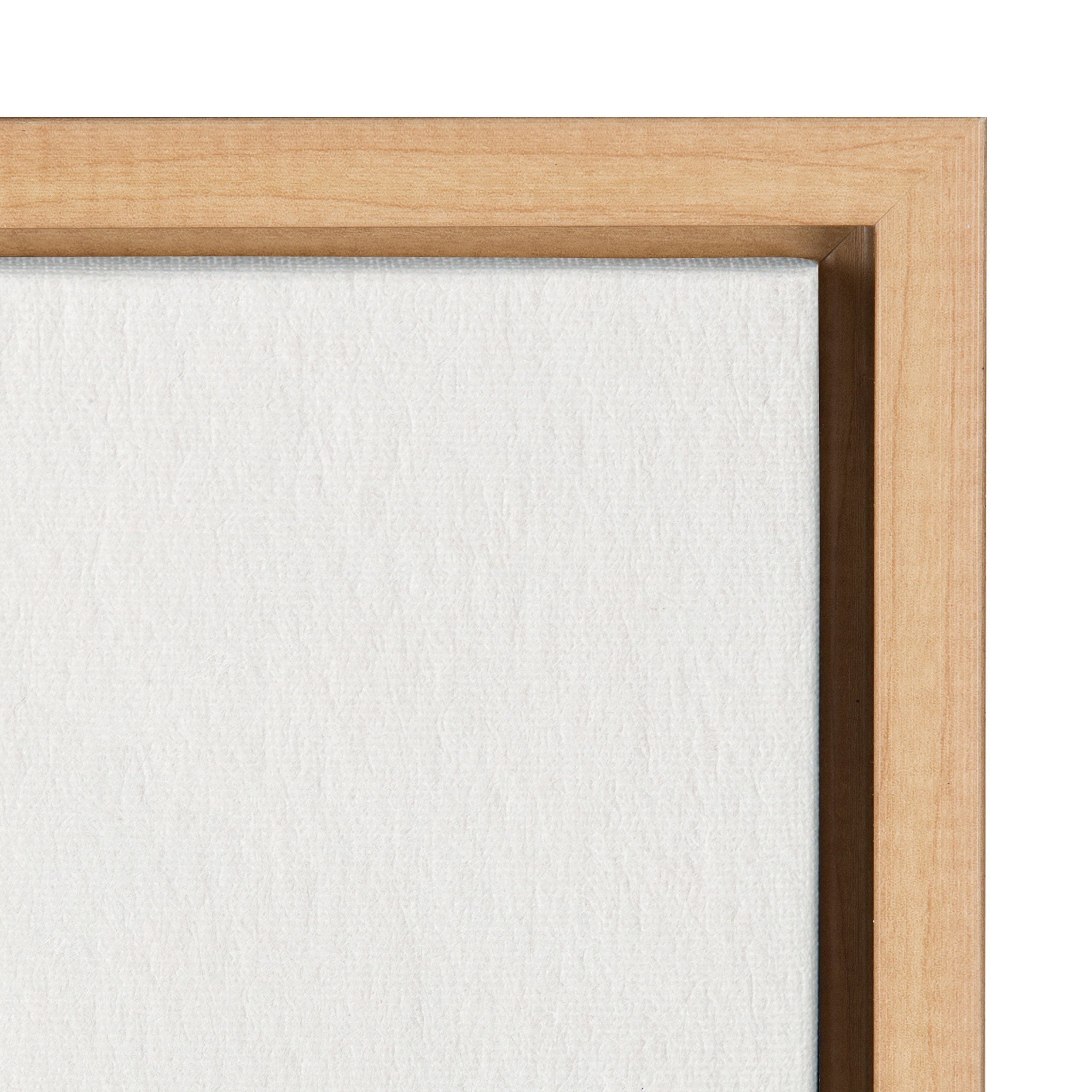 Sylvie Navy Ginkgo and Navy Ginkgo Trio Framed Canvas by Cat Coquillette