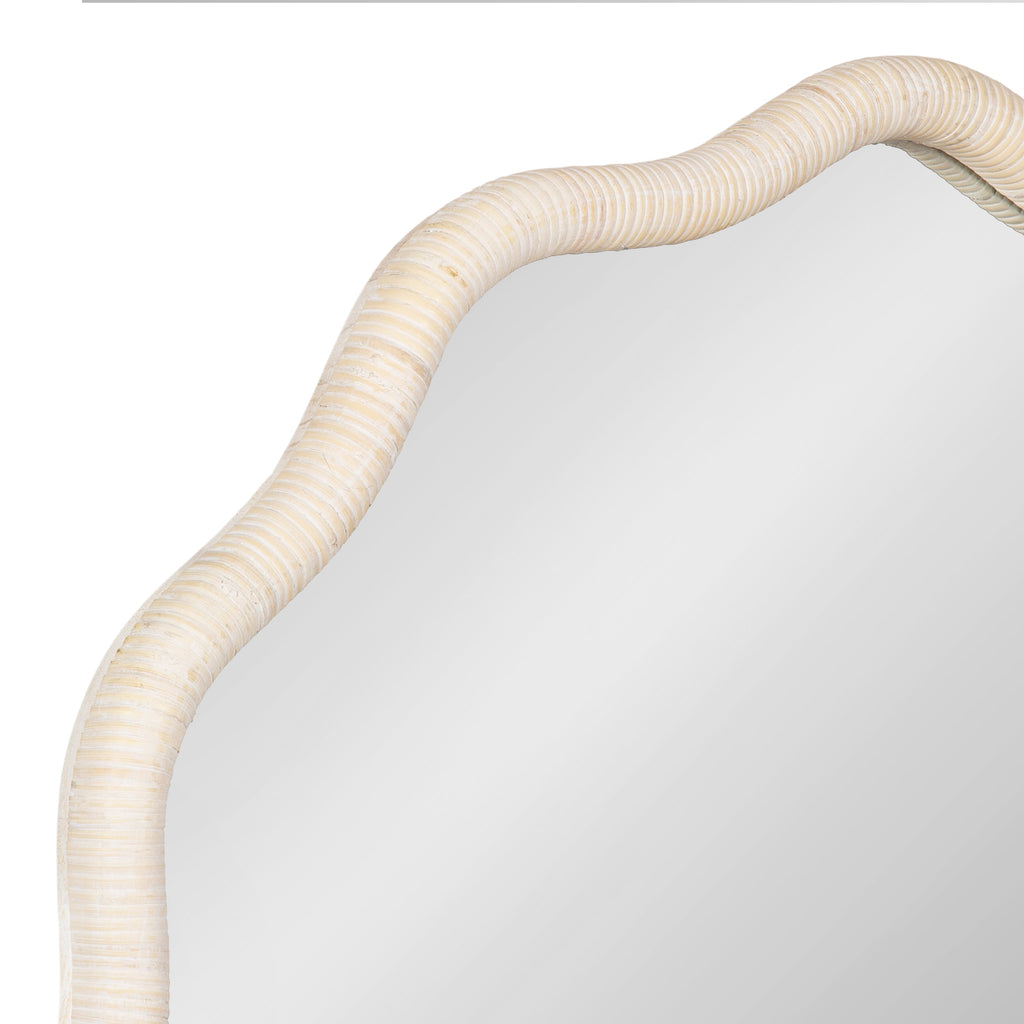 Rahfy Scallop Framed Wall Mirror