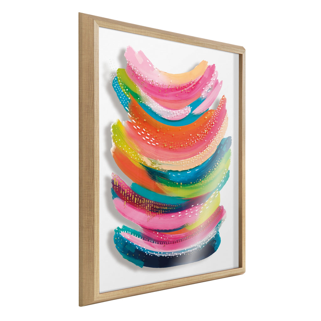 Blake Bright Abstract Framed Printed Art by Jessi Raulet of Ettavee