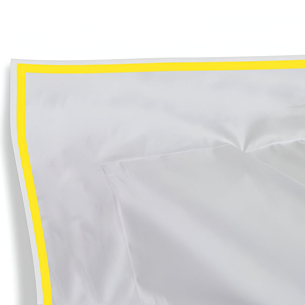 400TC Embroidery Cotton Sateen Solid Duvet Cover Set
