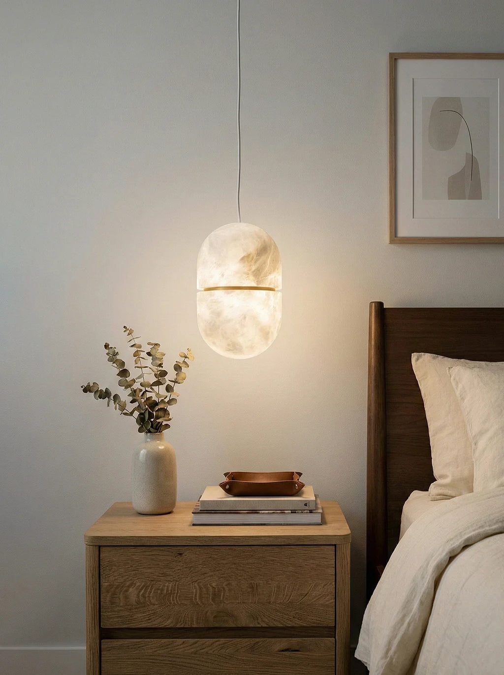 YUM Alabaster Pendant Light