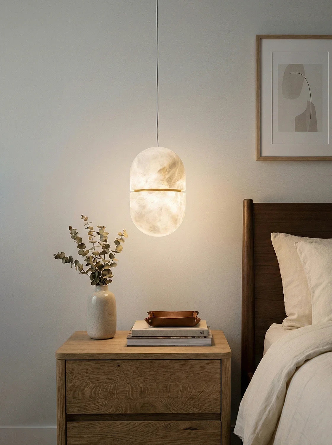YUM Alabaster Pendant Light