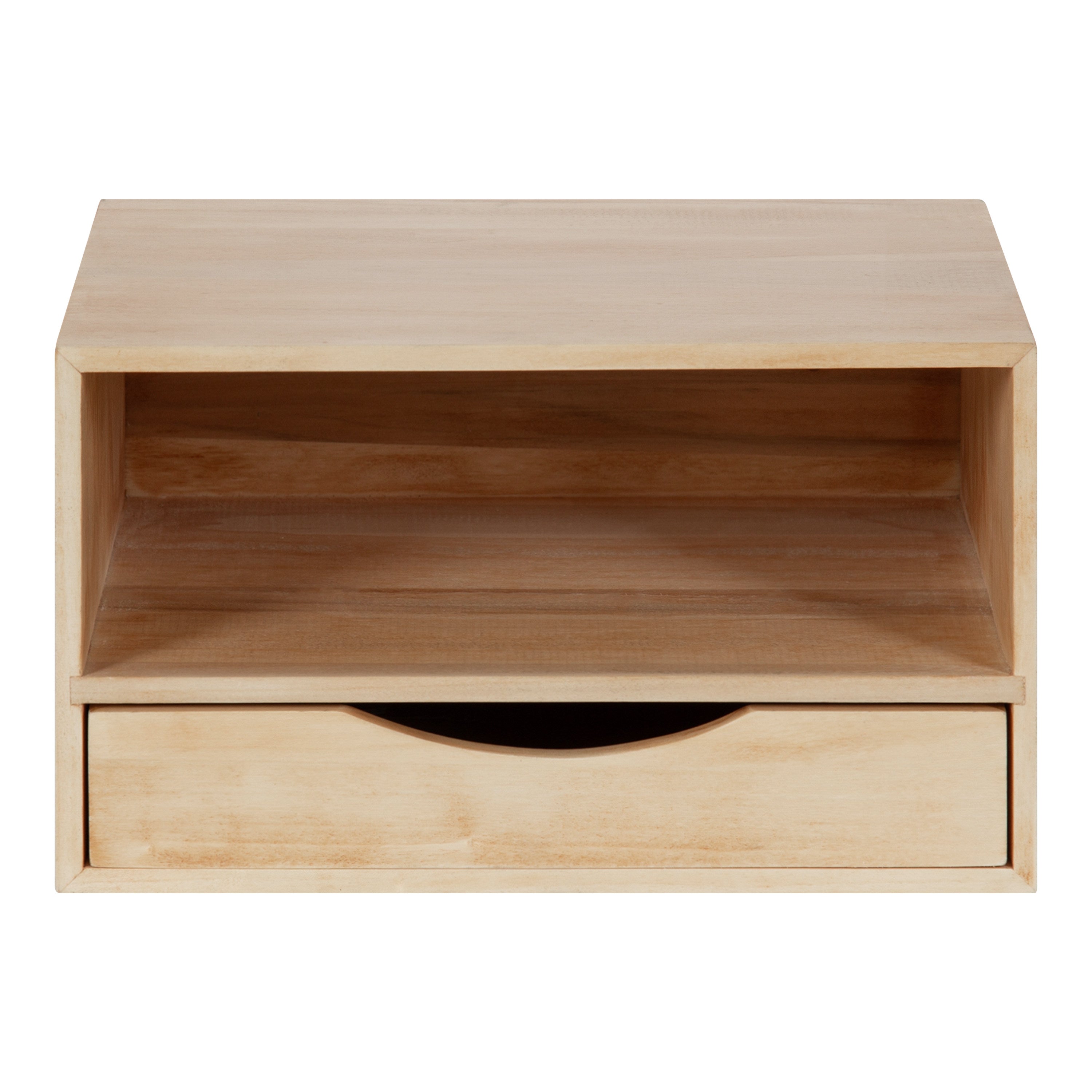 Hutton Floating Wall Shelf with Drawer