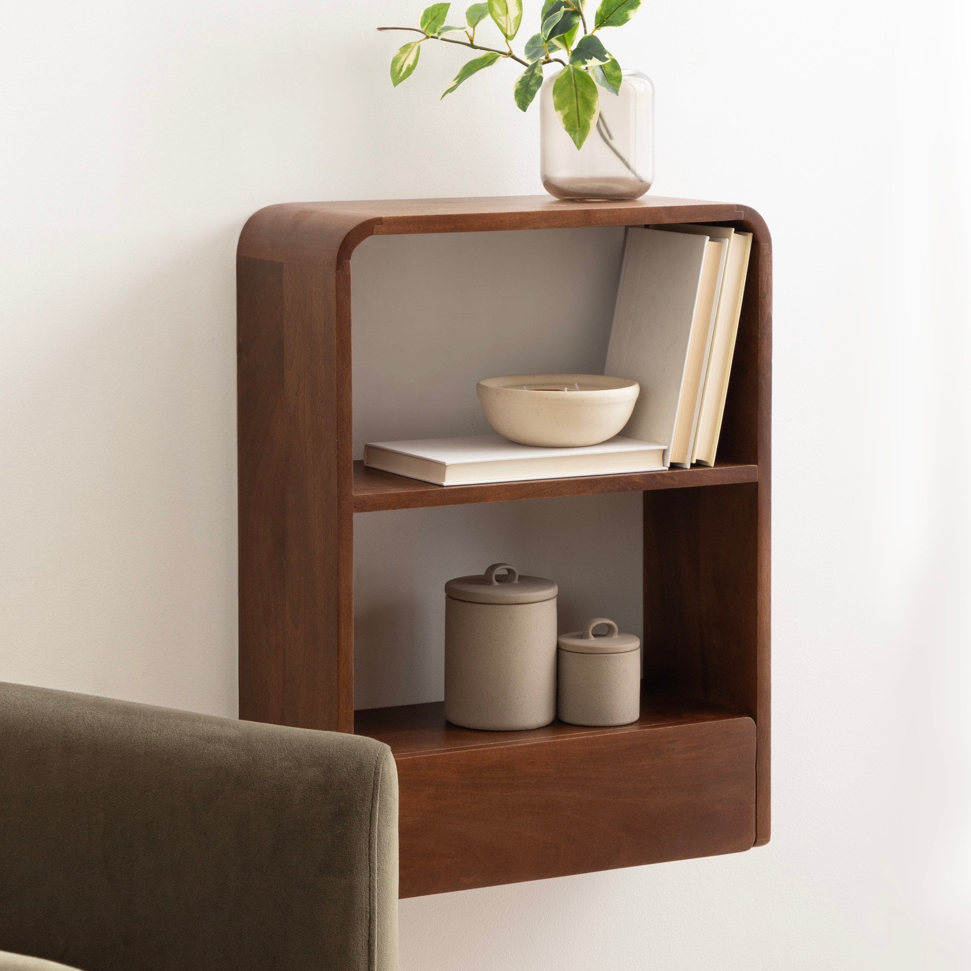 Kato Wall Shelf with Drawer