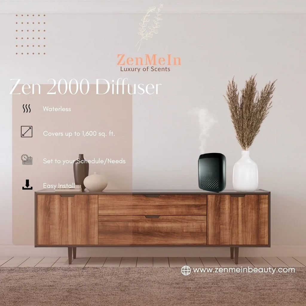 Zen 2000 Living Room Diffuser + 120 ml fragrance of your choice!