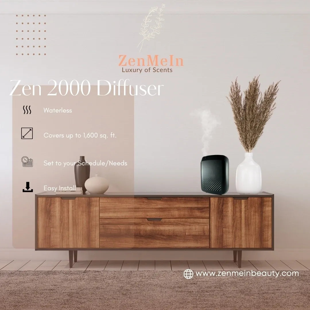Zen 2000 Living Room Diffuser + 120 ml fragrance of your choice!