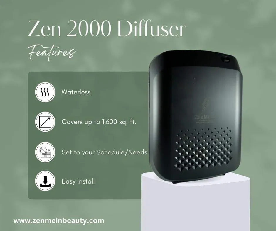 Zen 2000 Living Room Diffuser + 120 ml fragrance of your choice!